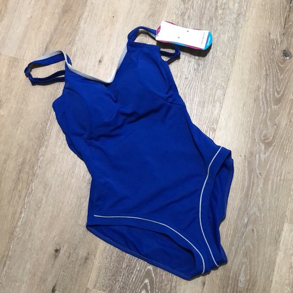 Aqua Sphere Blue One Piece Swim Suit “Aqua Infinity” Practice Competition - Picture 1 of 7